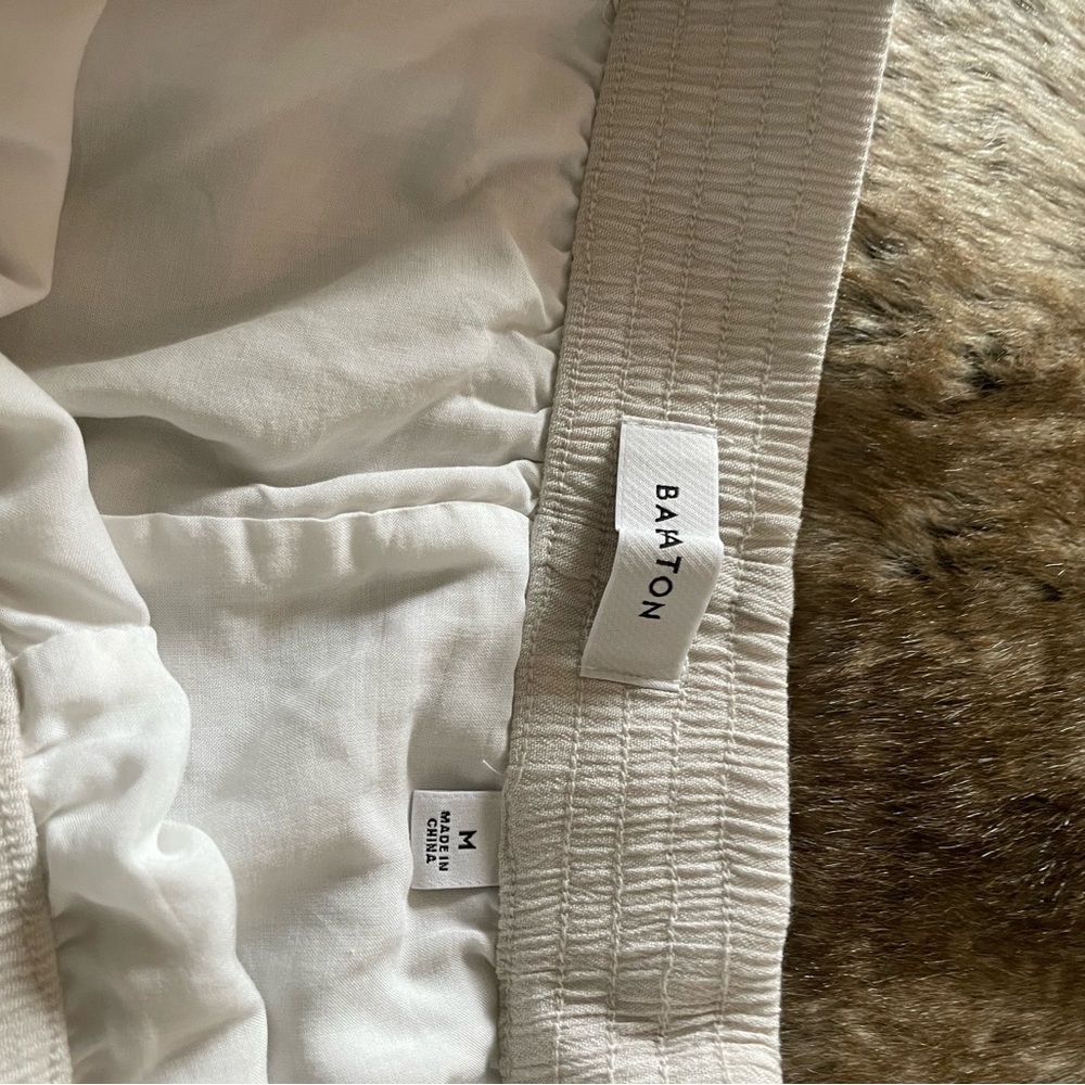 Babaton Cream Textured Pants - Picture 5 of 8